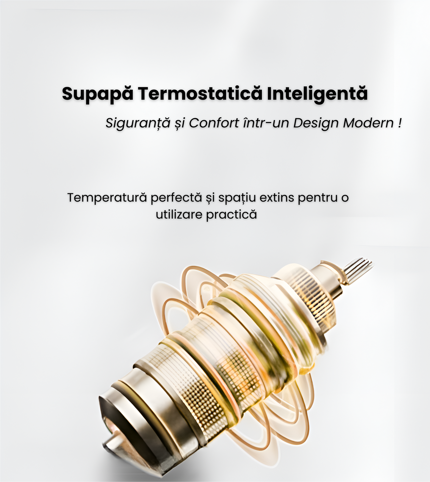 Coloana De Dus, Afisaj Temperatura Digital, Lumini LED, Gri