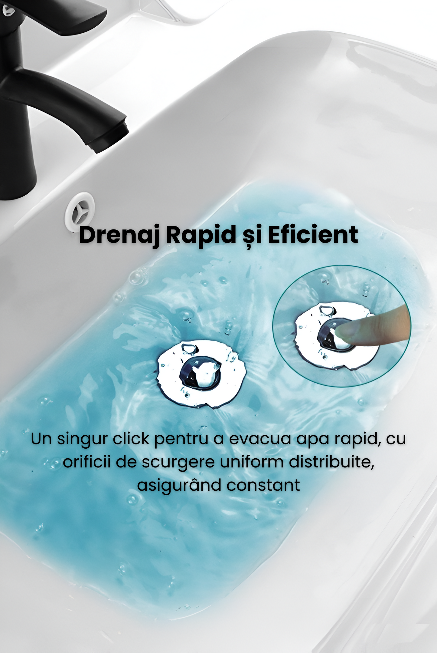 Dop Scurgere Universal Chiuveta, Cada, Baie Si Bucatarie - Filtru Anti-Infundare, Drenaj Rapid, Protectie Impotriva Mirosurilor Si Instalare Usoara