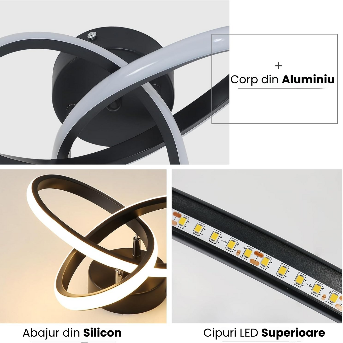 Lustra Led Moderna 22W, 2500LM, 3000K