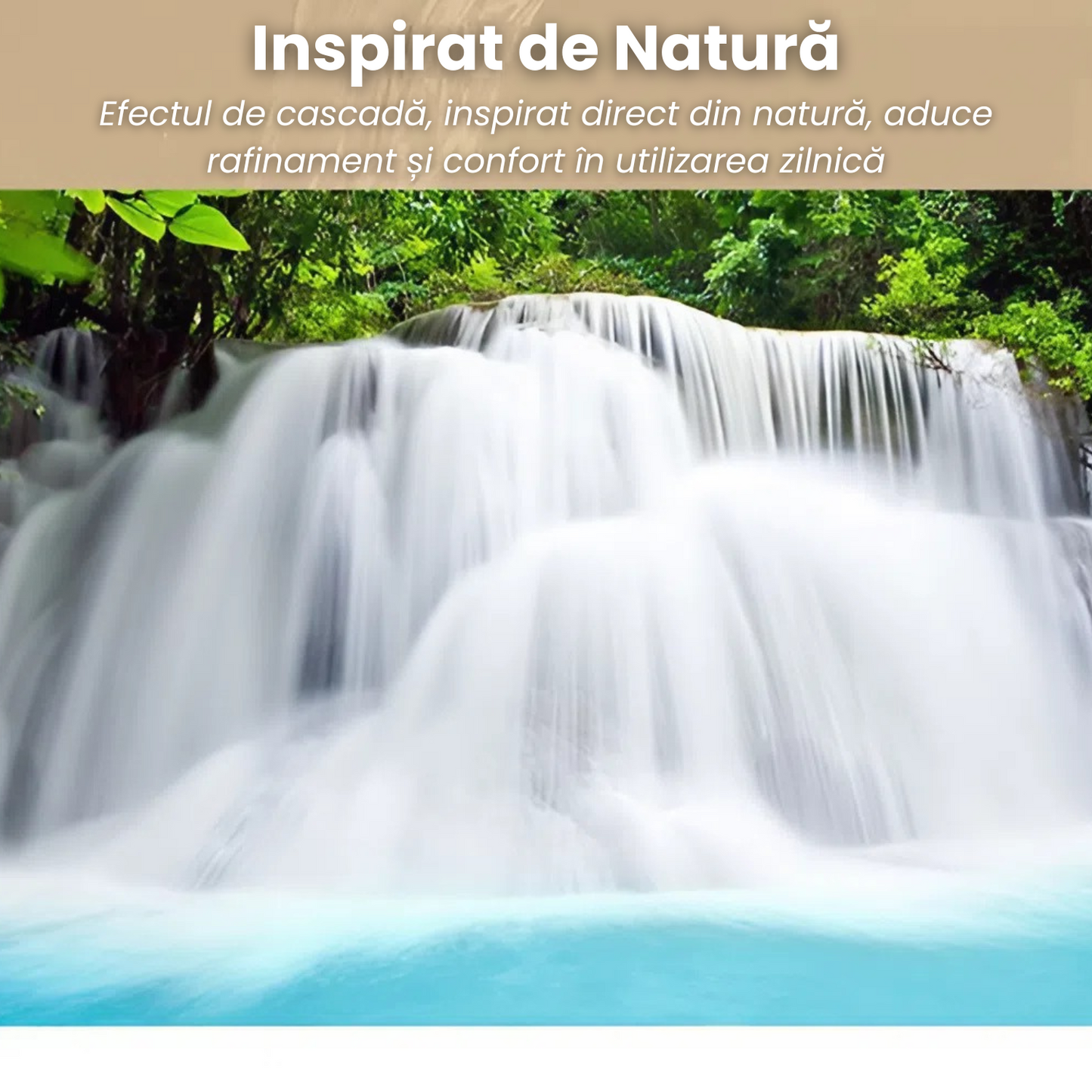 Baterie Lavoar Cascada ,Alb