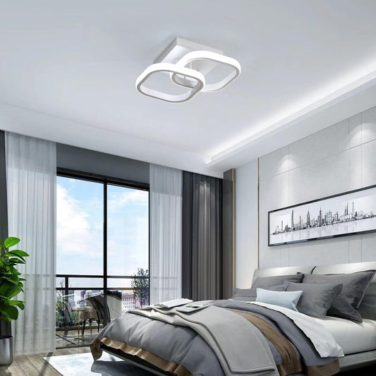 Lustra LED Moderna 22W, Iluminare Puternica Uniforma