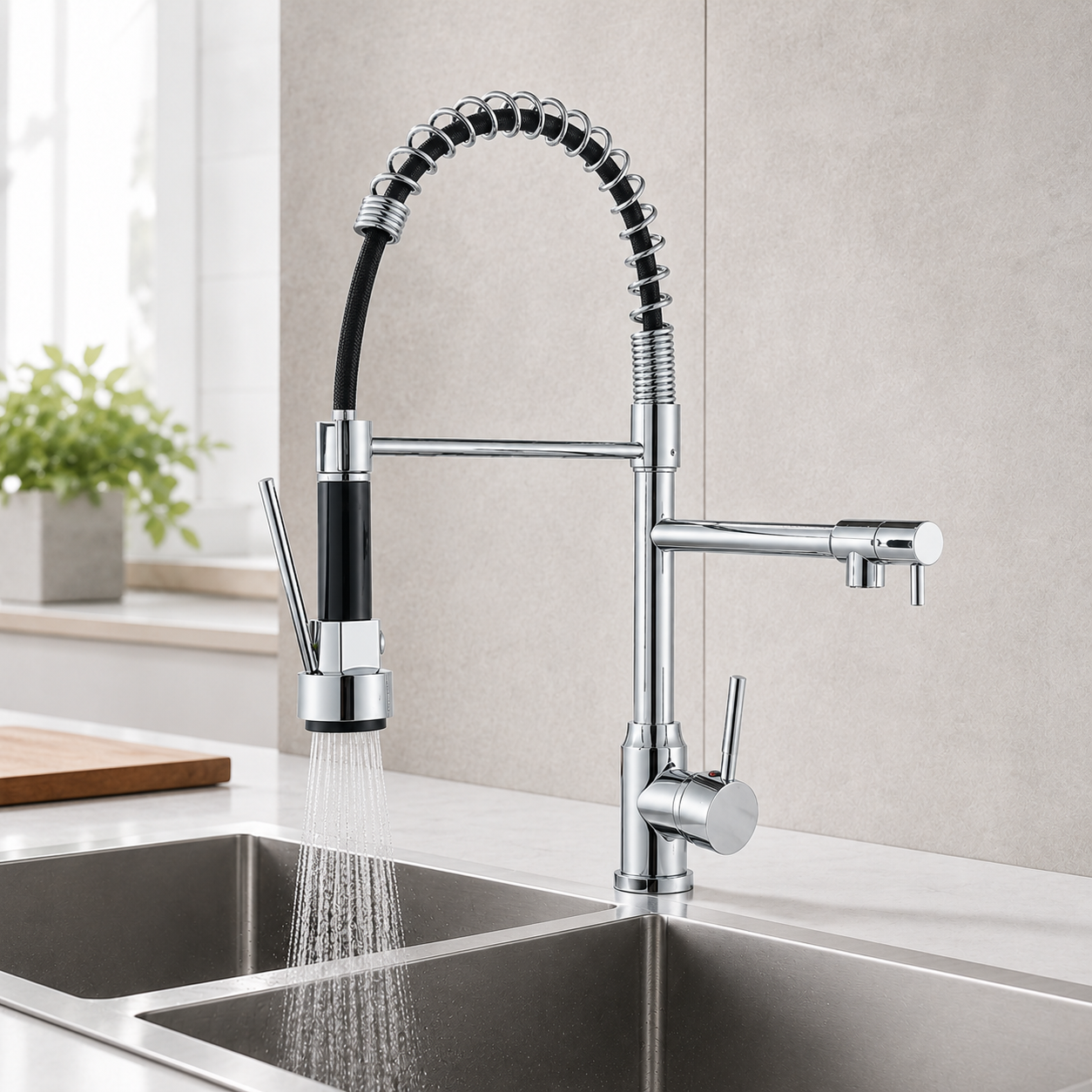 Baterie Sanitara Bucatarie, Premium Class, Doua Pipe