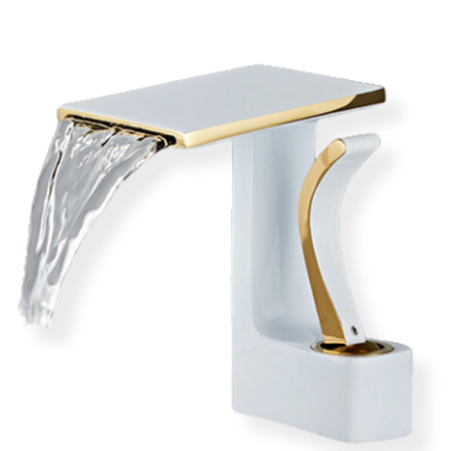 Baterie Chiuveta Baie, Premium Class, Alb-Auriu, 19 CM