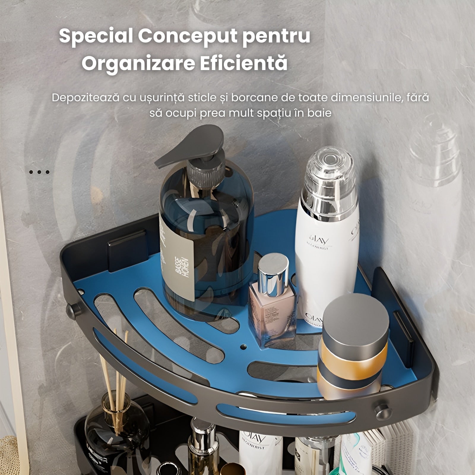 Raft de Dus pentru Colt, 2 Etajere Suspendate,ABS