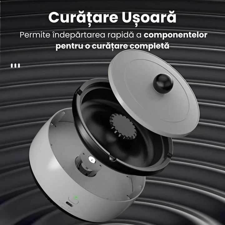 Scrumiera Electrica Cu Filtrare Multipla Si Aspiratie Puternica