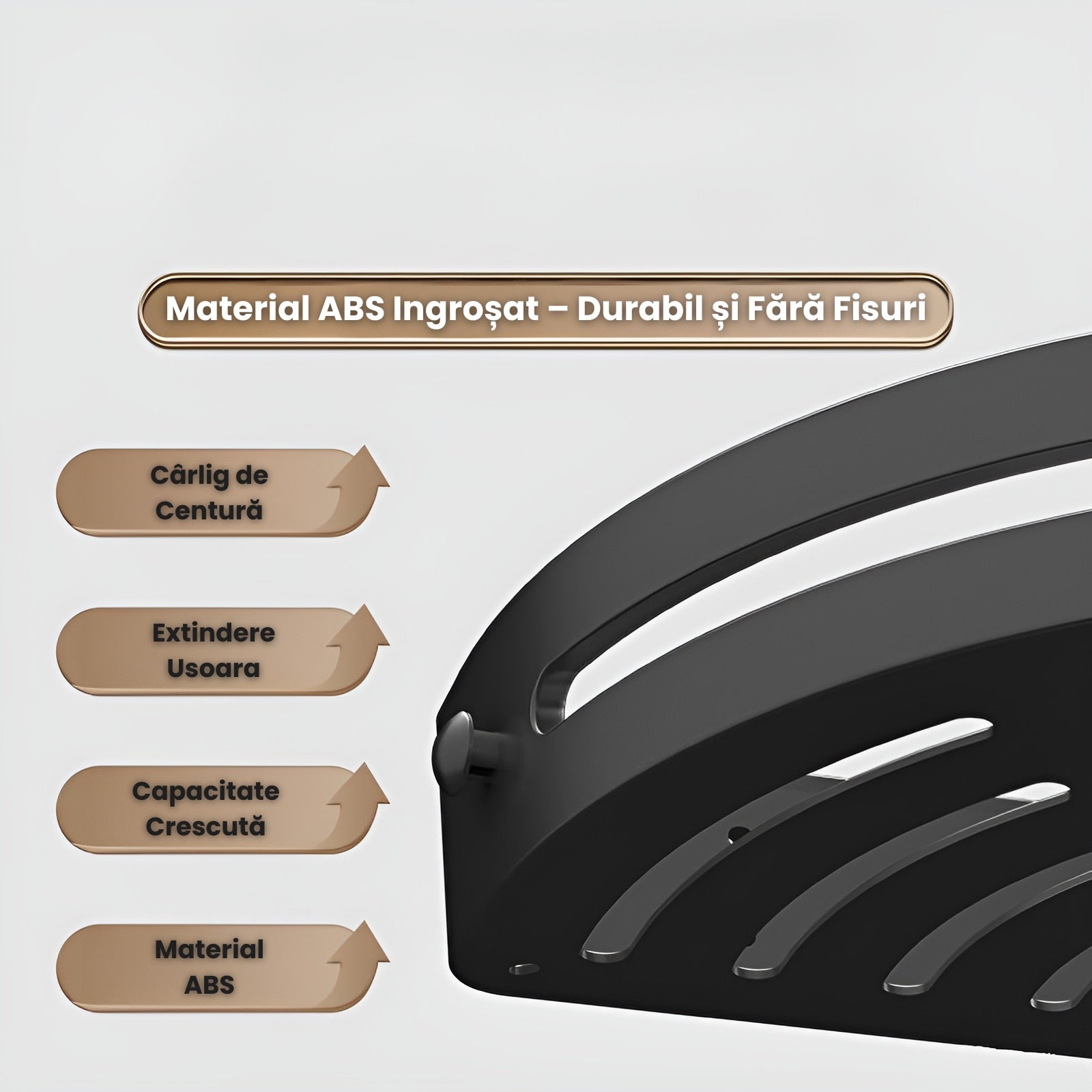 Raft de Dus pentru Colt, 2 Etajere Suspendate,ABS