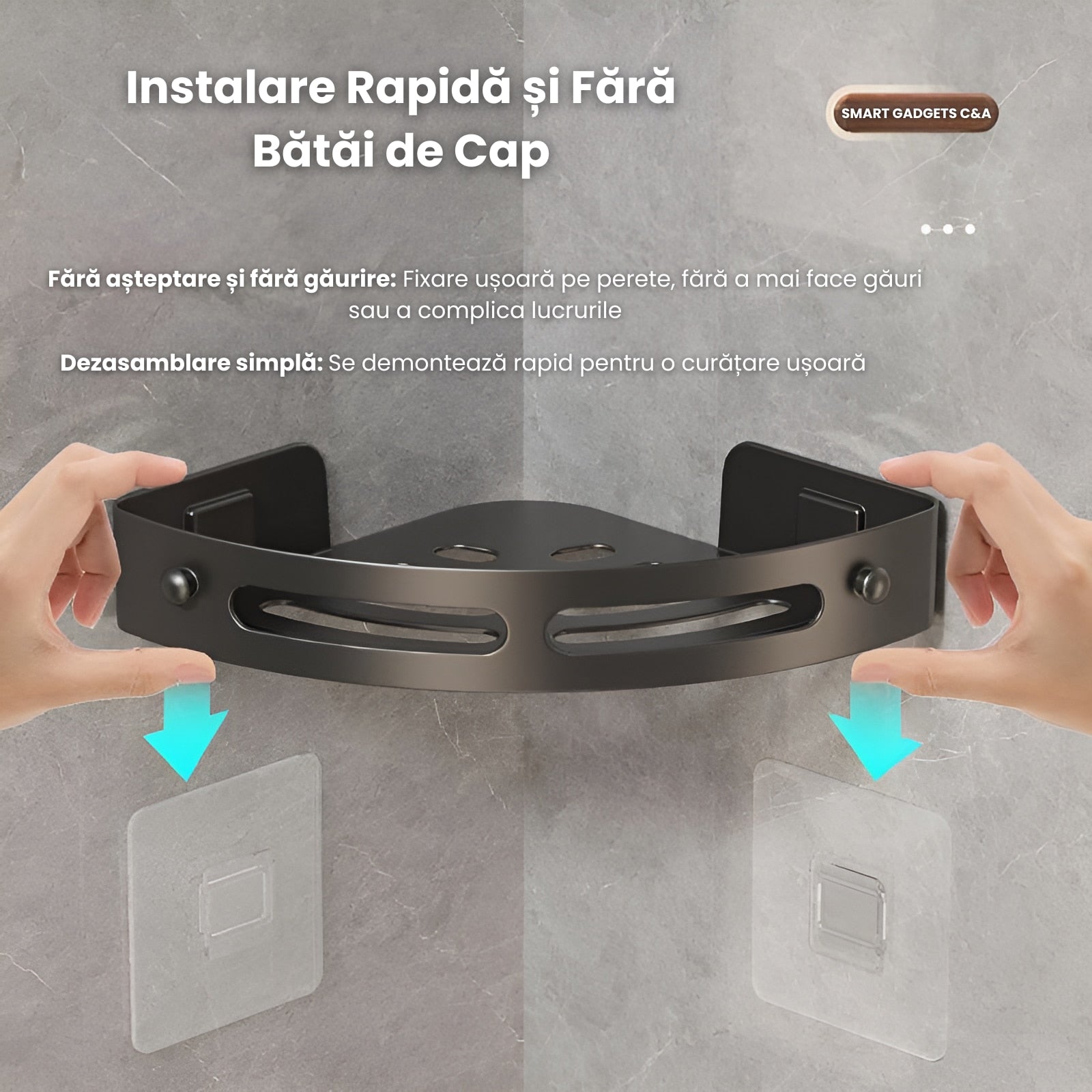 Raft de Dus pentru Colt, 2 Etajere Suspendate,ABS